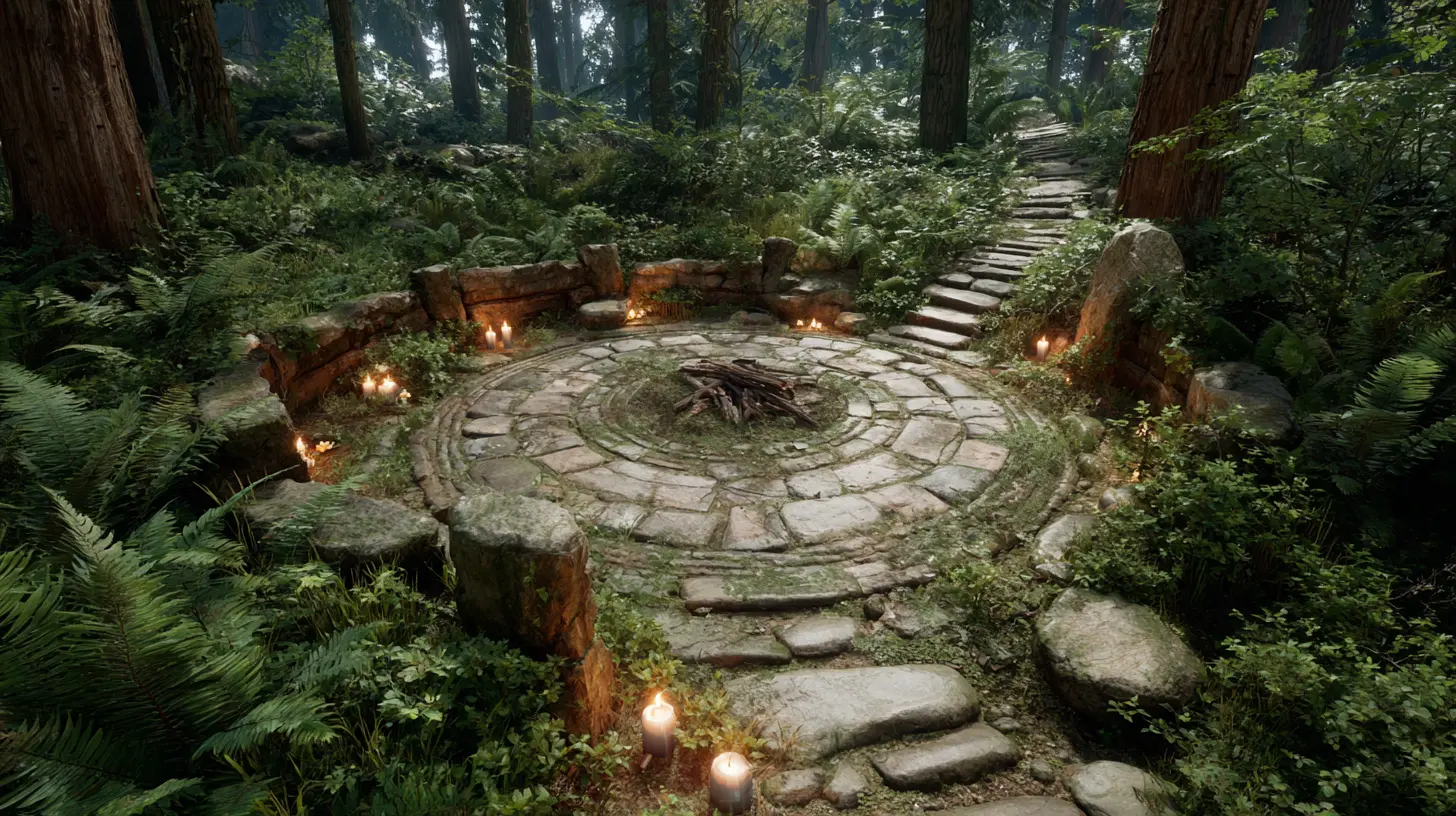 Create a Wild Herb Circle for Ritual Work