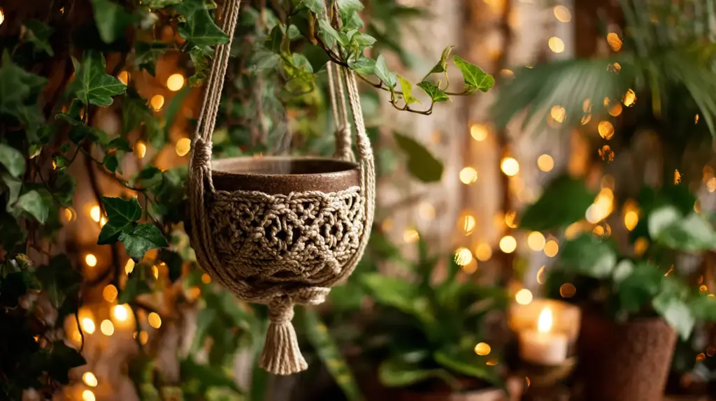 Hanging Macramé Burner