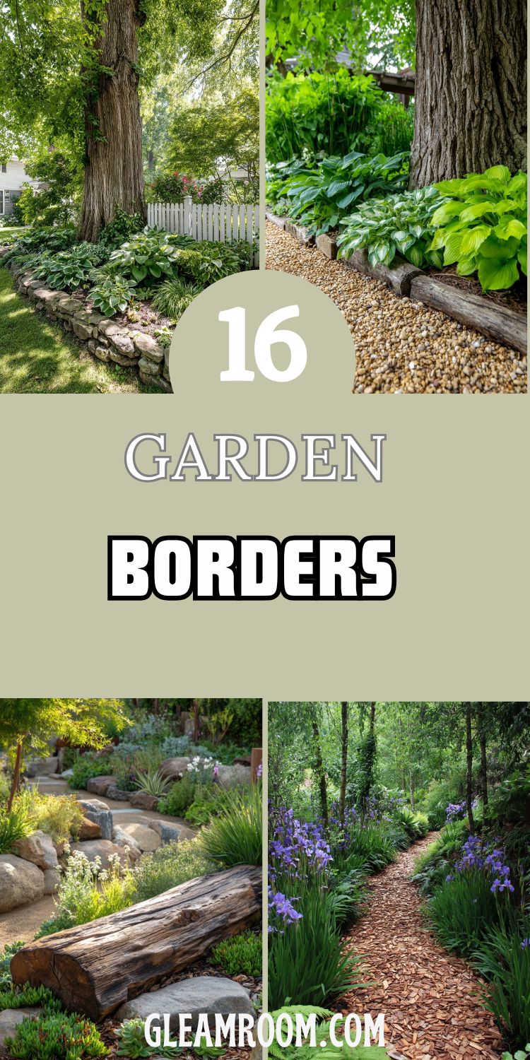16 Garden Borders That Look Great With Bark