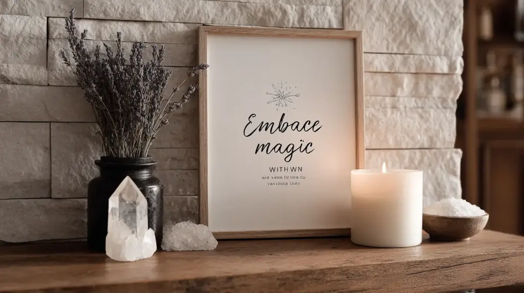 Create a Mini Altar on Your Kitchen Counter