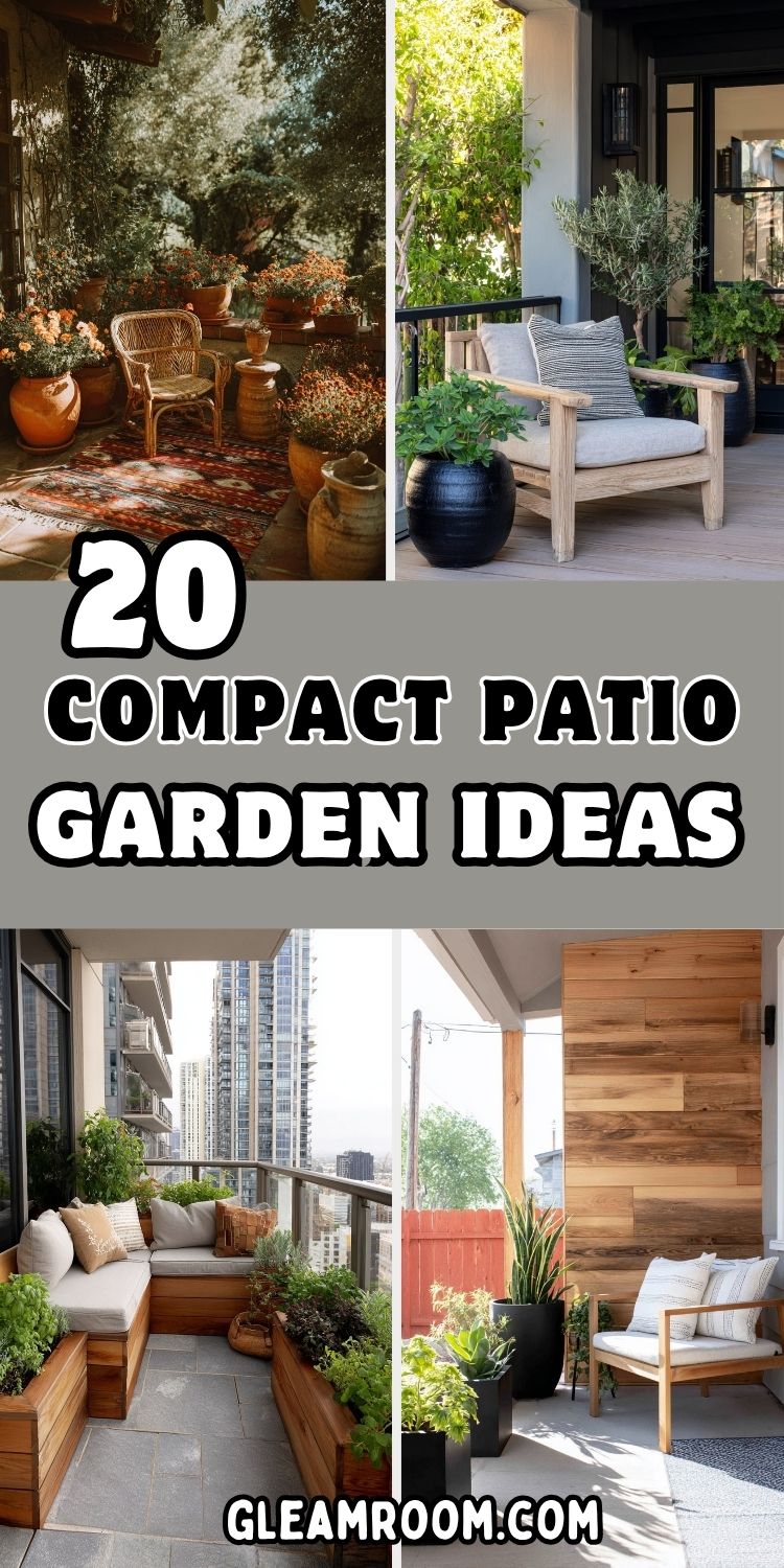 20 Compact Patio Garden Ideas with Big Impact