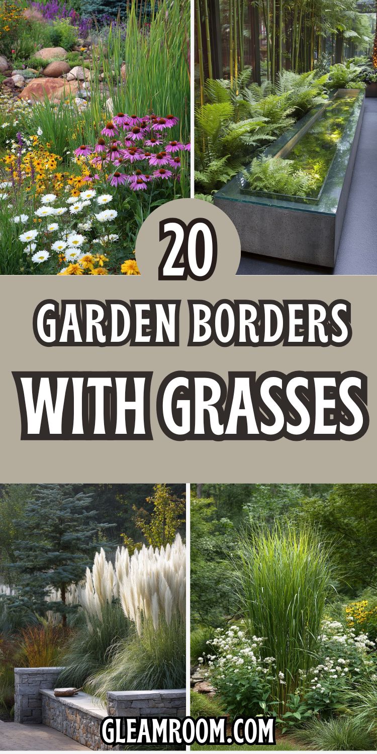 20 Garden Borders With Grasses That Add Movement to Borders
