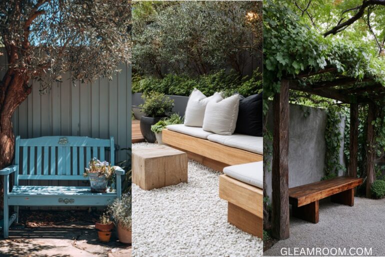 22 Garden Bench Ideas Combining Style and Comfort