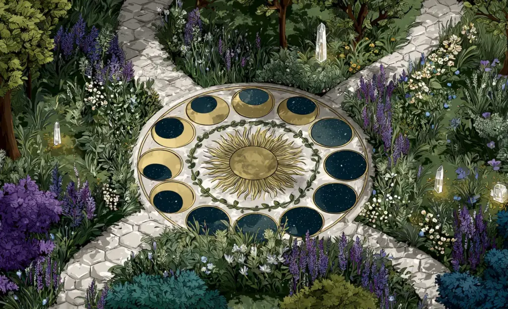 Add a Moon Phase Garden Path