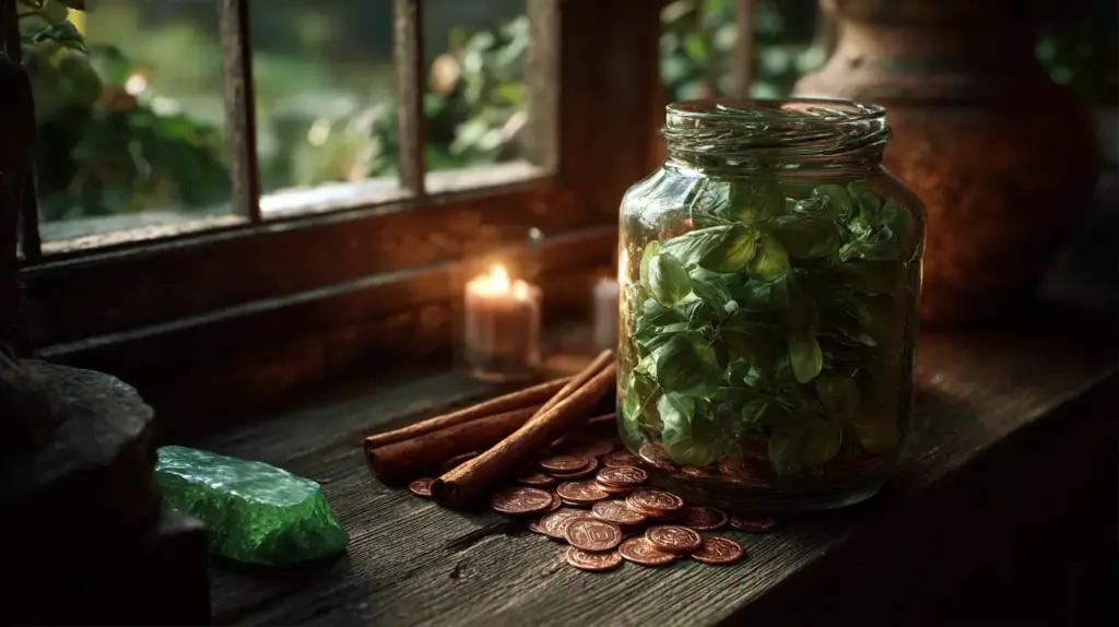 3. The Abundance Jar – For Wealth, Opportunities, and Growth