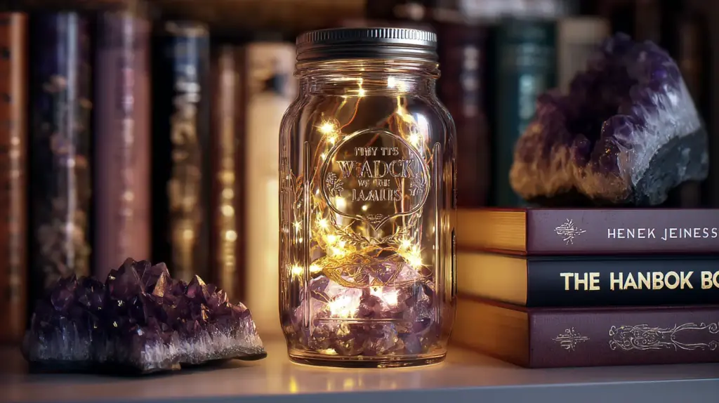 5. Mason Jar Moon Lamp – Trap the Moonlight
