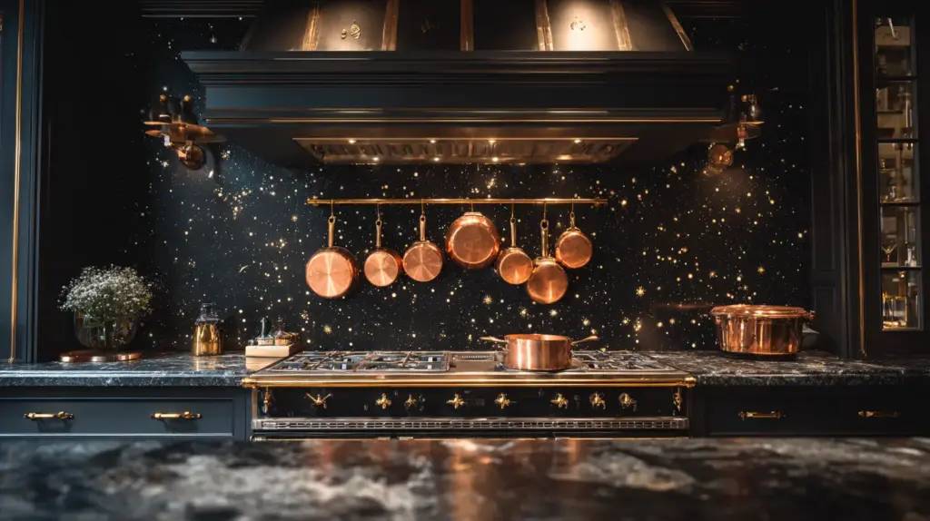 Black Accents & Moody Metals