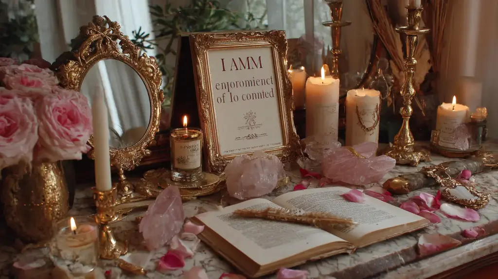 7. Create a Mini Altar for Self-Love