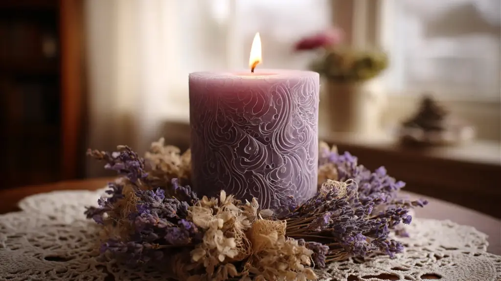 7. Shadow Work Candle with Mirror Base