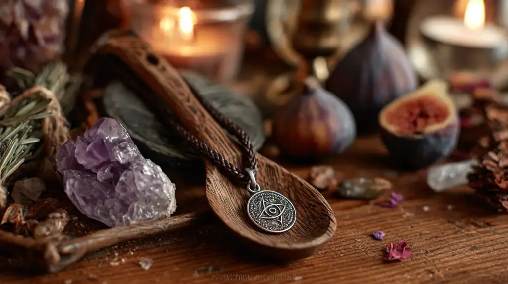 Use Symbolic Accents (Evil Eye, Pentacles, Spoons)