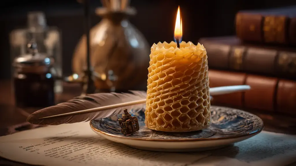 8. Goddess Spiral Candle Sculpture