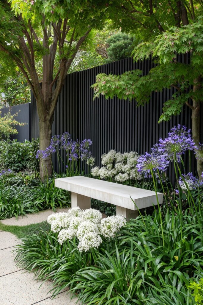 Contemporary Garden Bench Escape