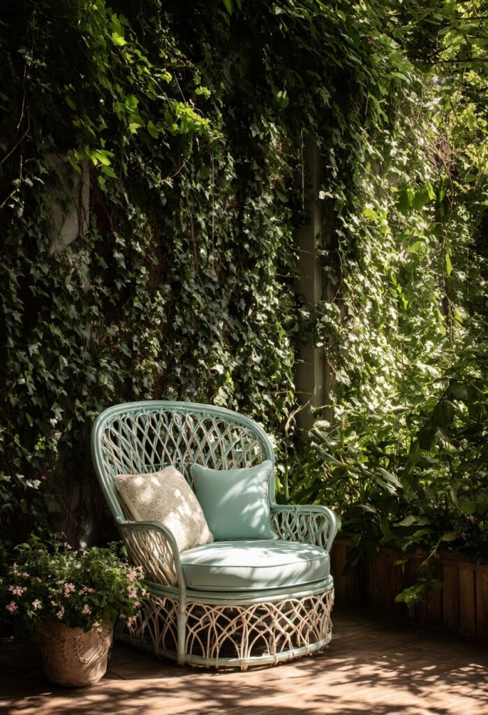 Ivy Wall Reading Nook
