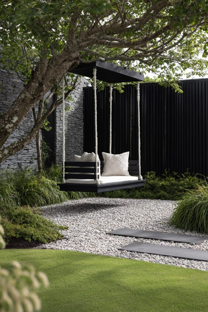 Contemporary Minimalist Tree Swing