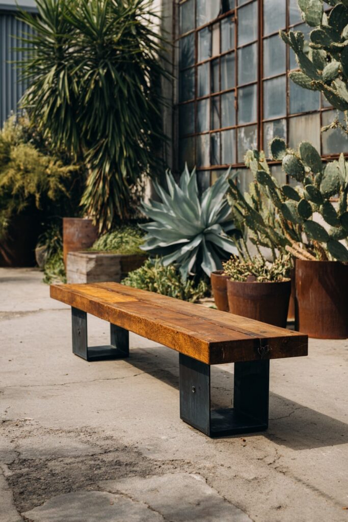 Desert Chic Bench Garden