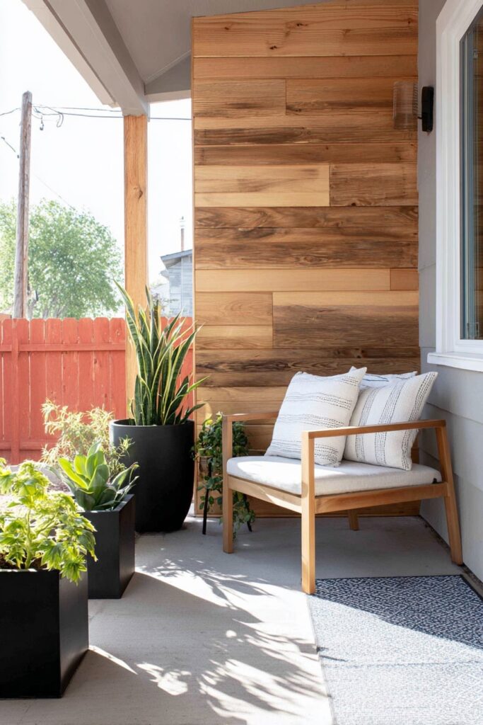 Modern Minimalist Patio Nook