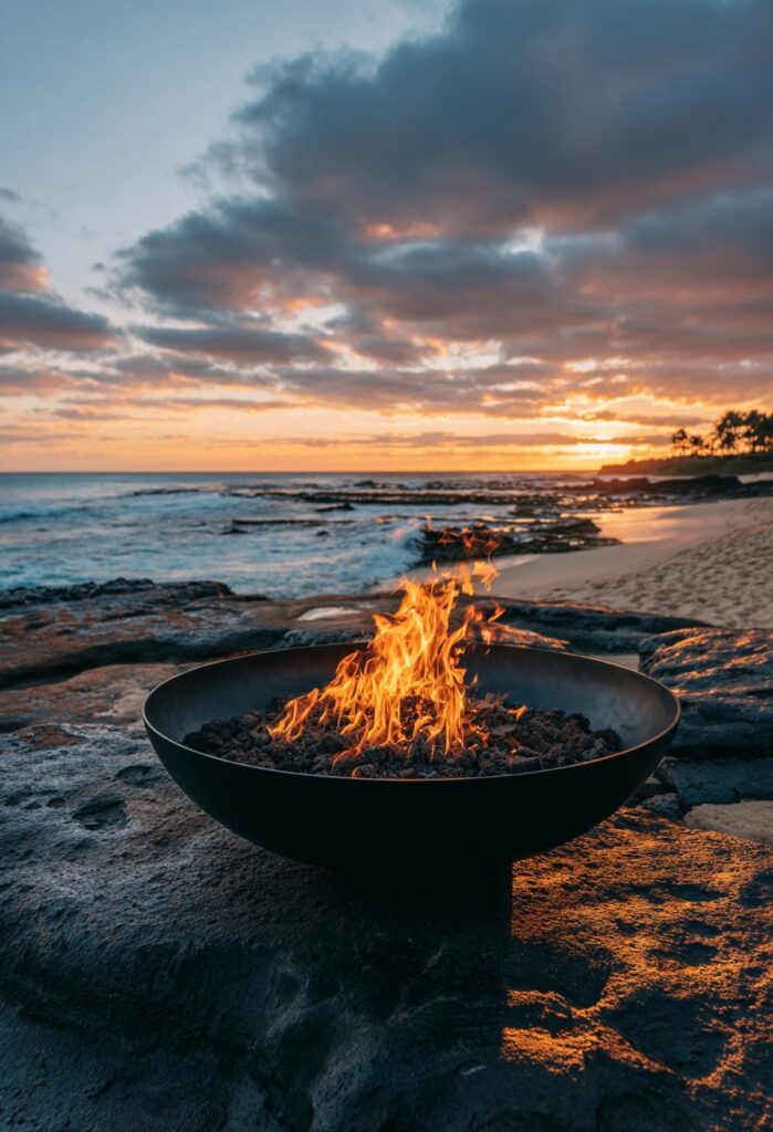 Coastal Stone Fire Pit