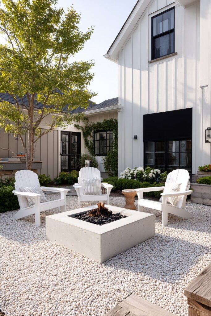 Rustic Fire Pit Cozy Gathering Are