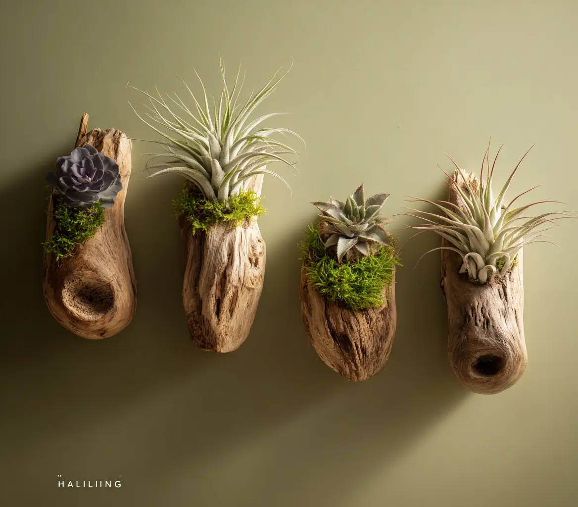 Rustic Driftwood Vertical Garden