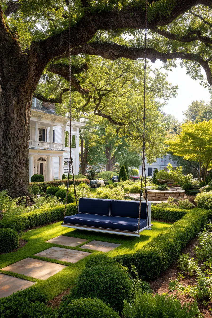 Cozy Tree Swing for Relaxed Evenings