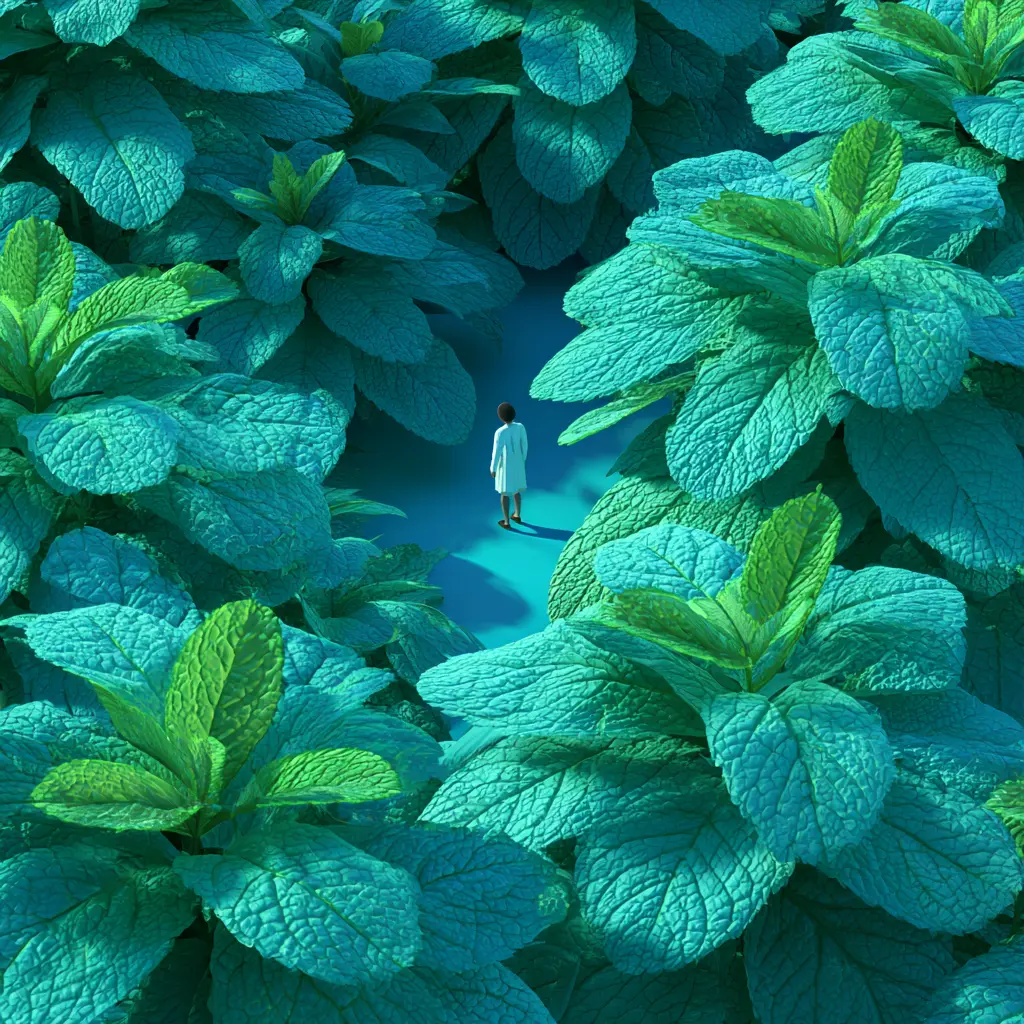 Fresh Mint That Thrives in Water