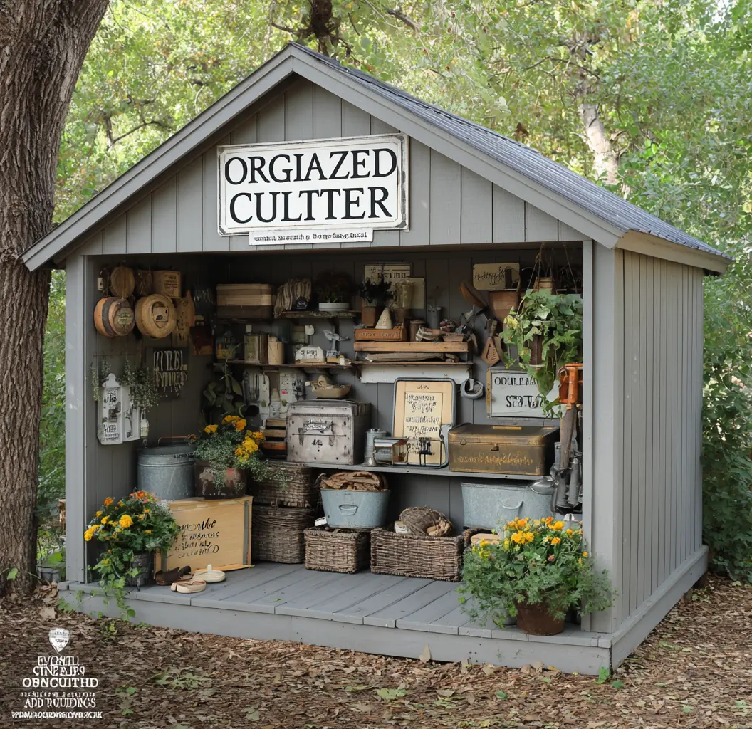 Open-Sided Garden Shed