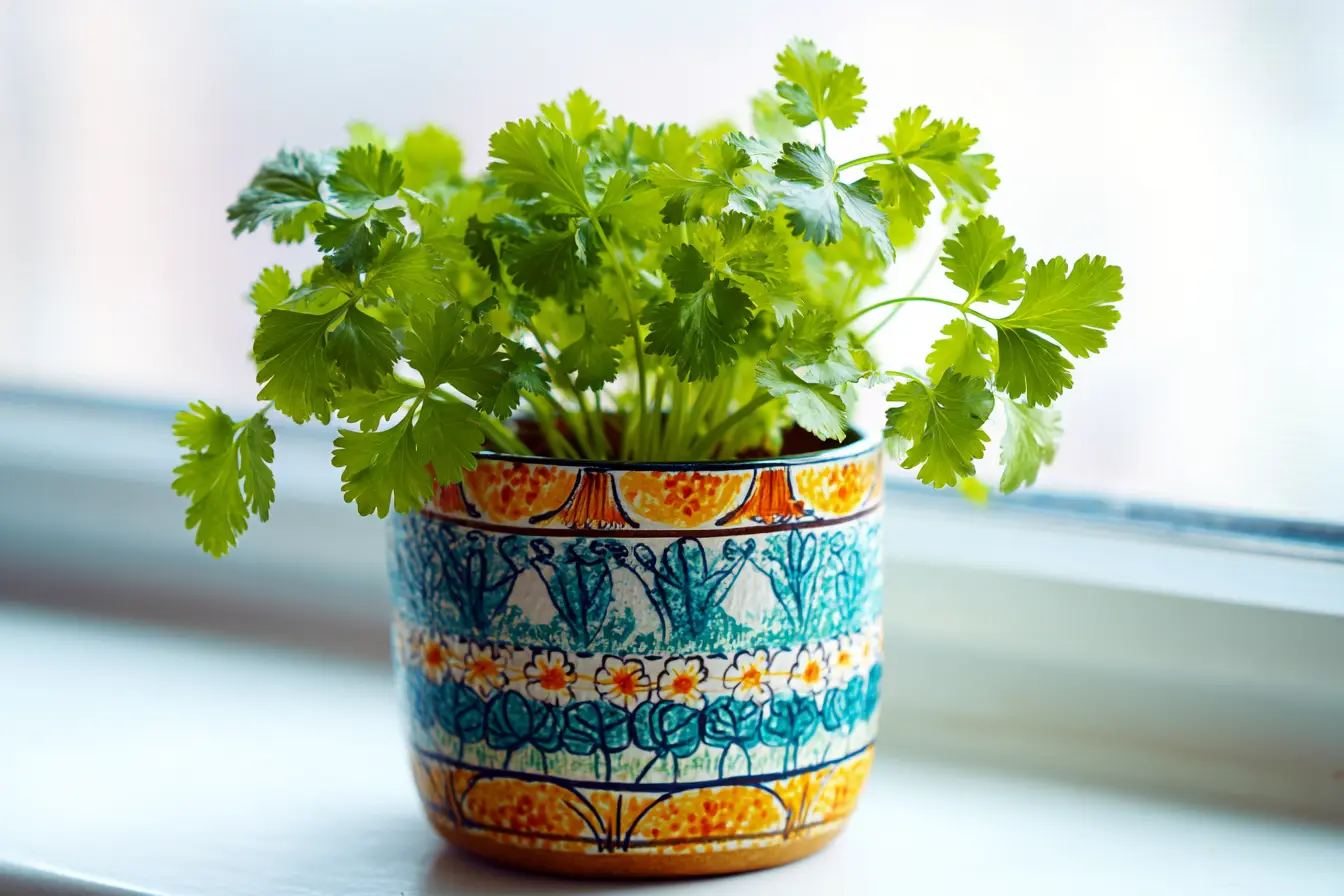 Cilantro That Stays Fresh in Water