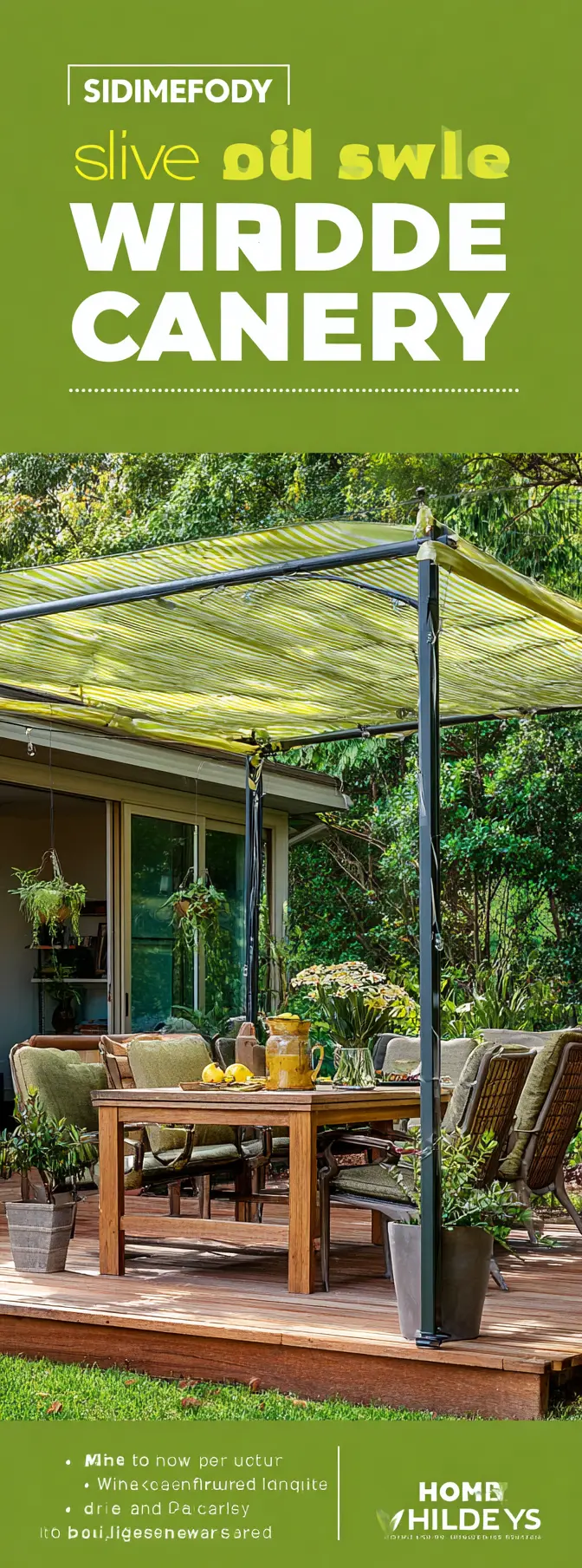 DIY Canopy Shade for Outdoor Comfort