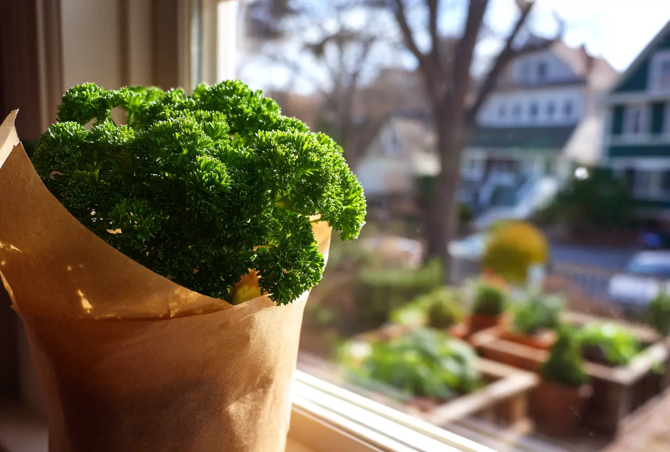 Parsley That Grows Fresh in Water
