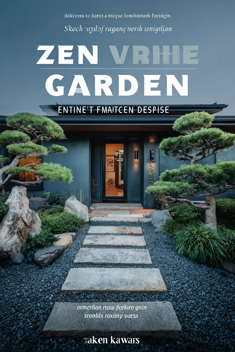 Zen-Inspired Front Yard Pathway