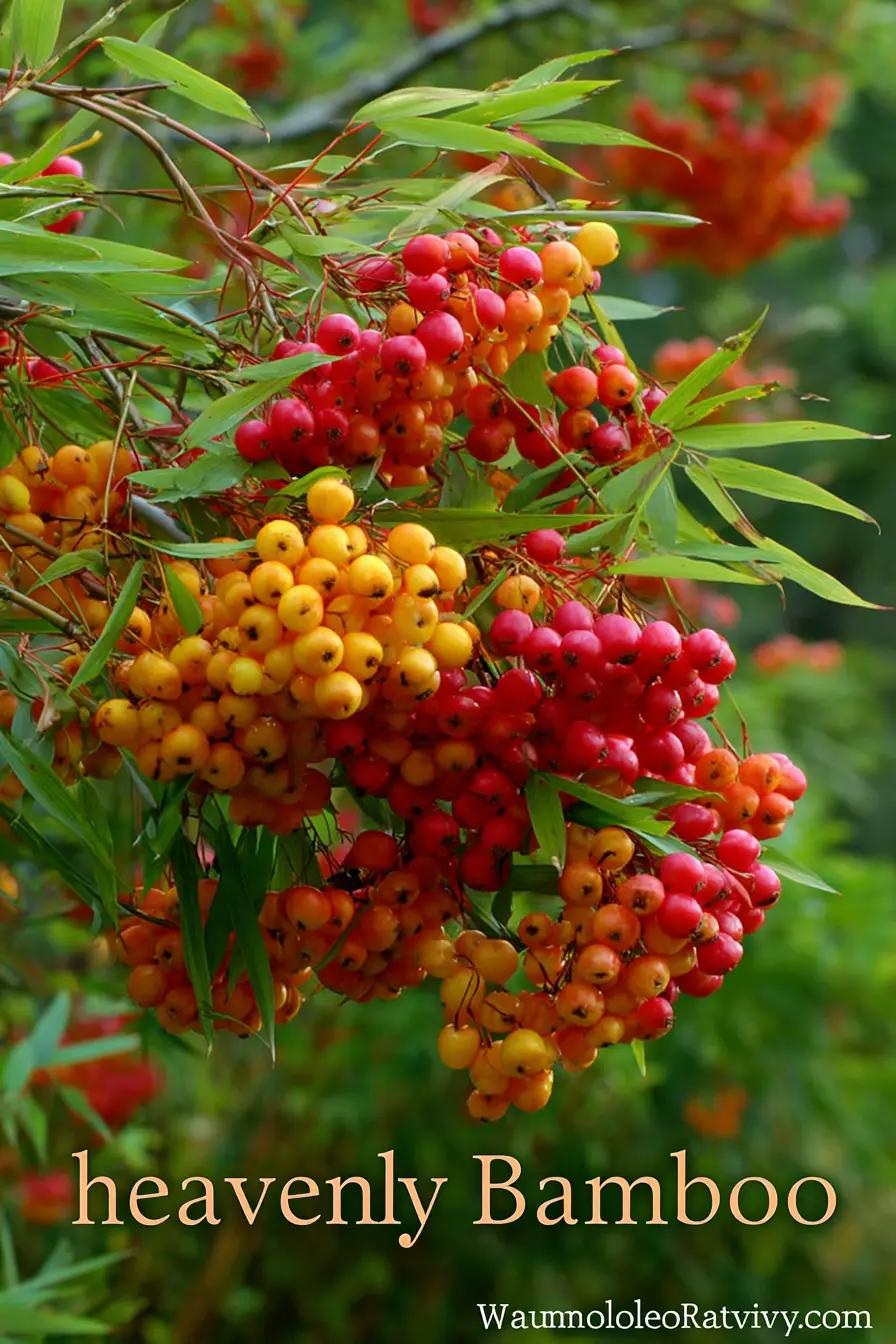 Heavenly Bamboo: Colorful Accent for Shade