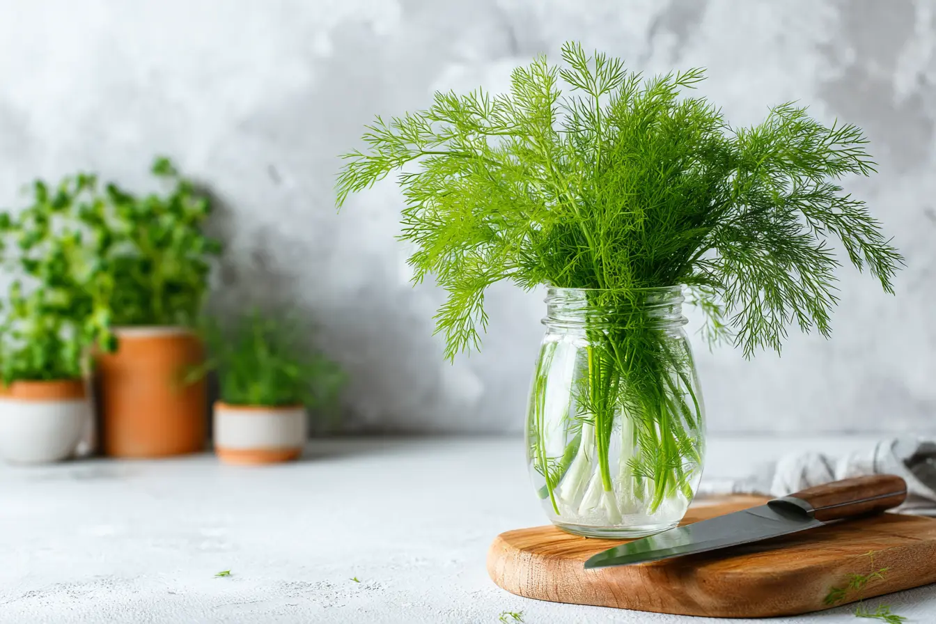 Dill That Stays Fresh in Water