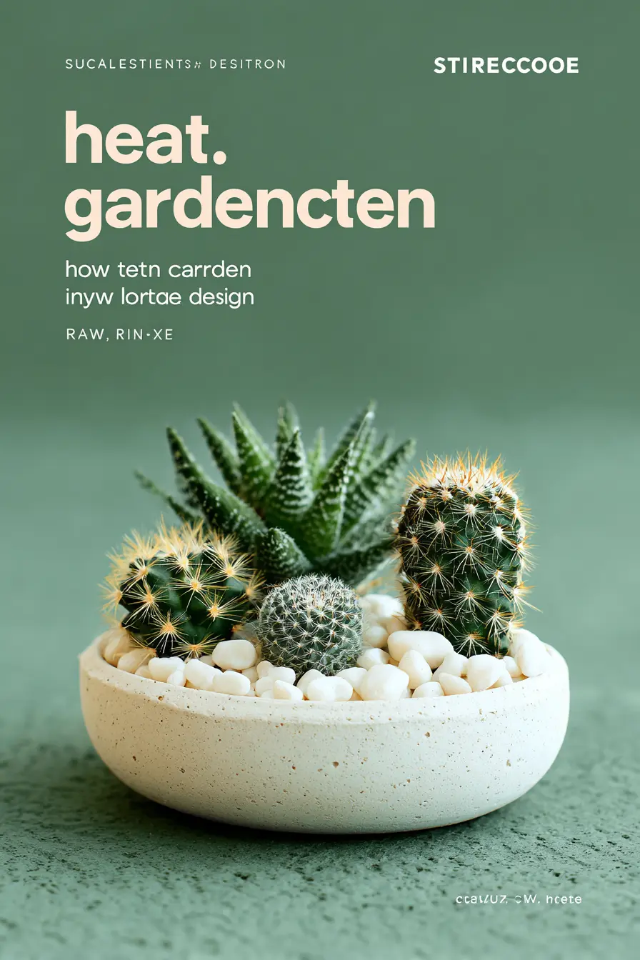 Mini Succulent Bowl for Small Spaces