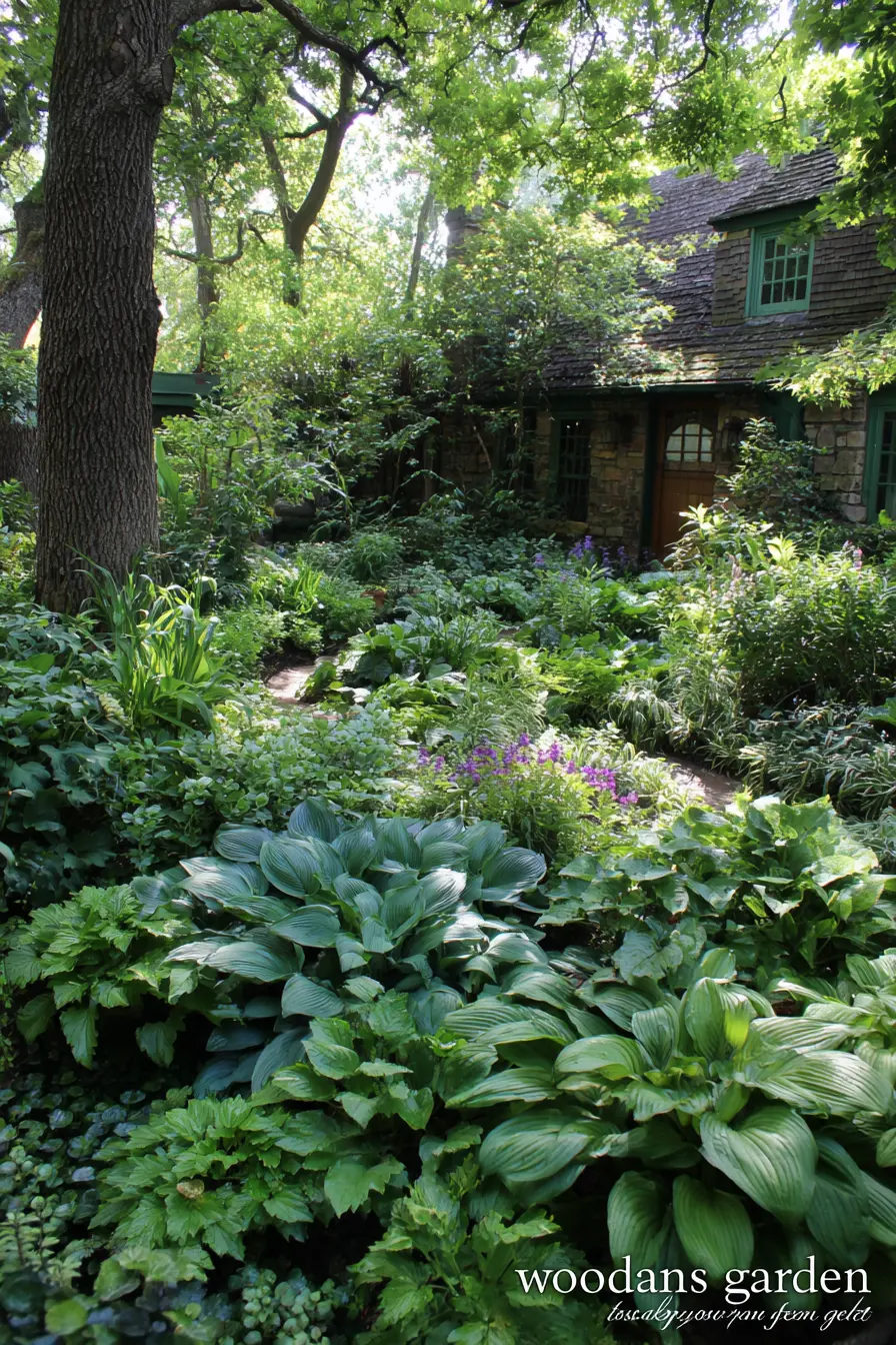 Woodland Garden Front Yard