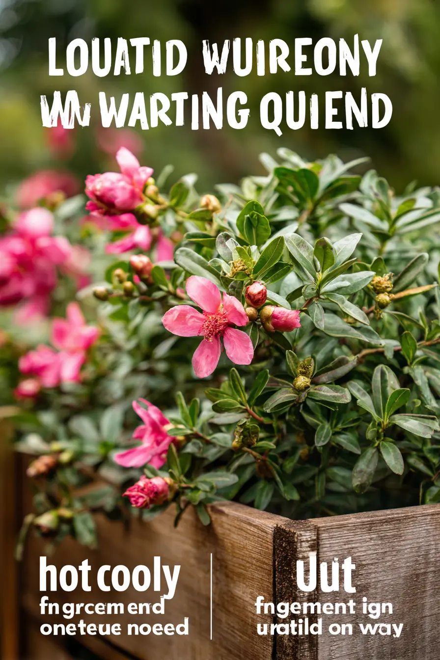 Indian Hawthorn – Compact Shrub with Bright Blooms