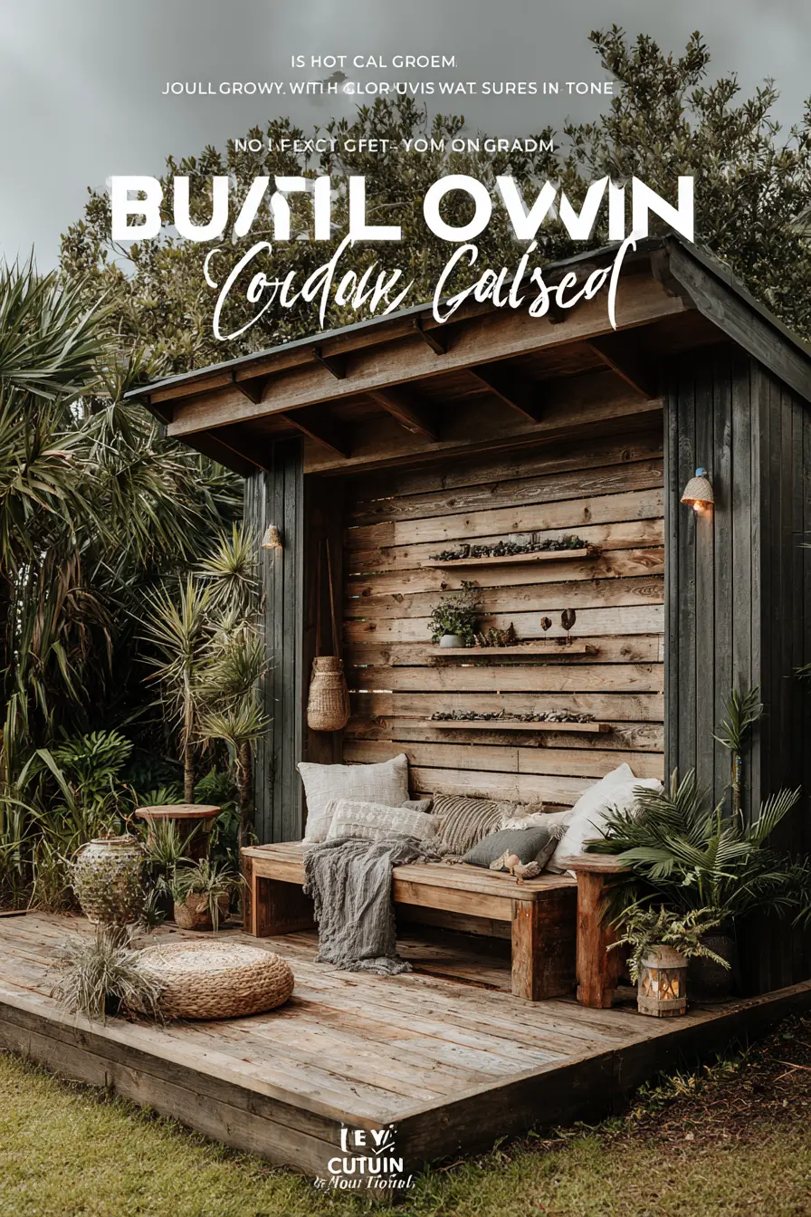 Rustic Coastal Garden Nook