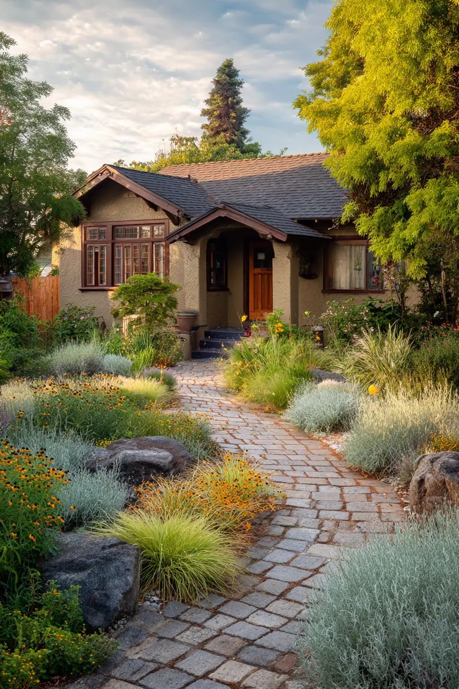 Cottage Path with Native Planting