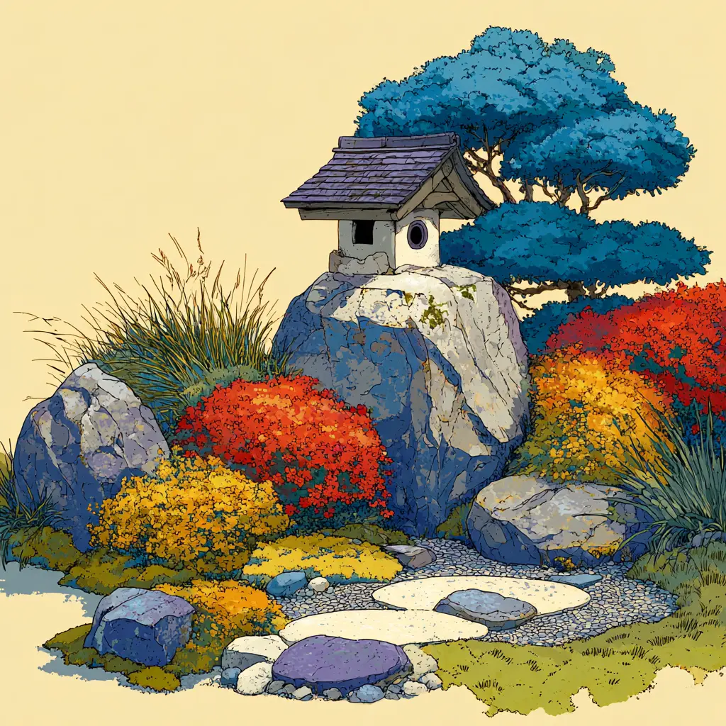 Japanese-Inspired Rock Garden Retreat