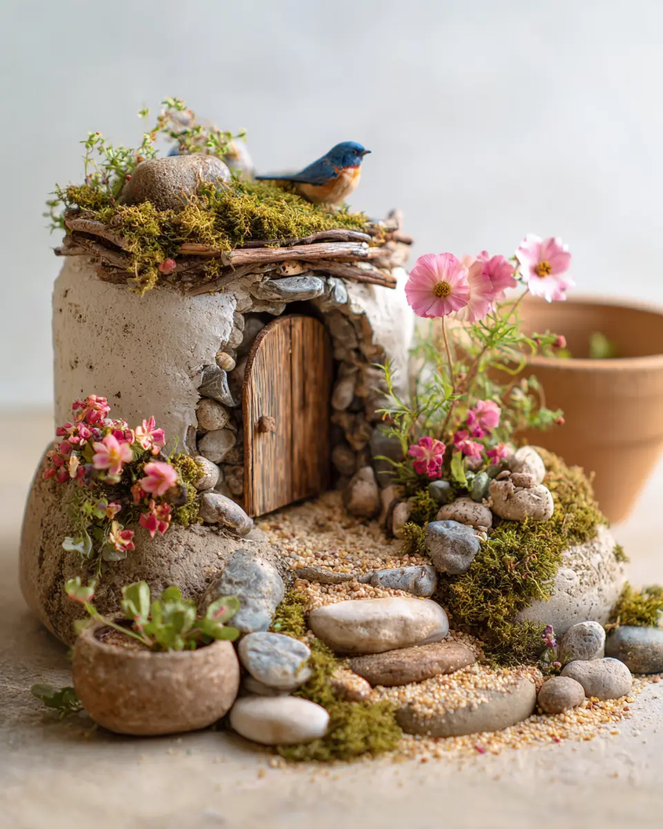 Stone Cottage Fairy Garden