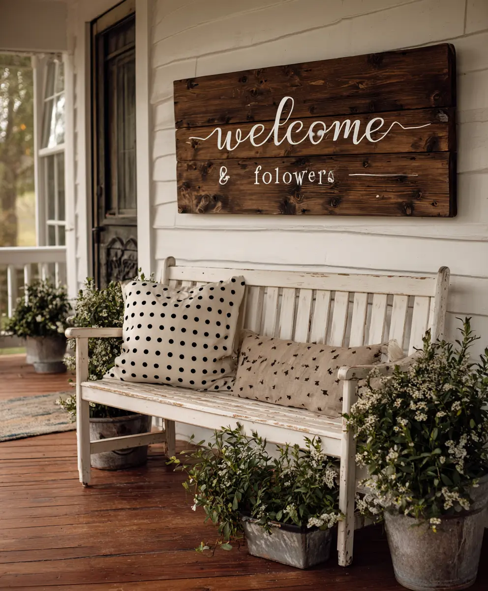 Add Rustic Charm with Wooden Wall Signs