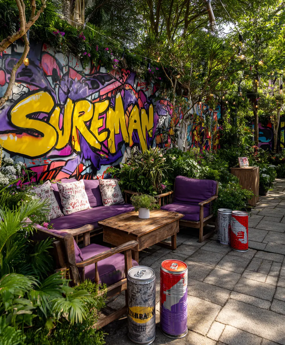 Add Street Art Flair to Outdoor Walls