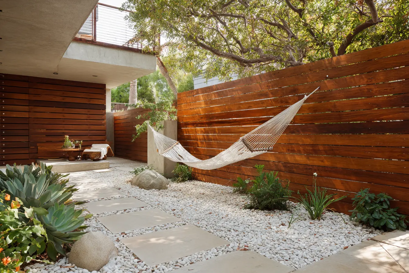 Minimal Rock Garden with Relaxing Touch