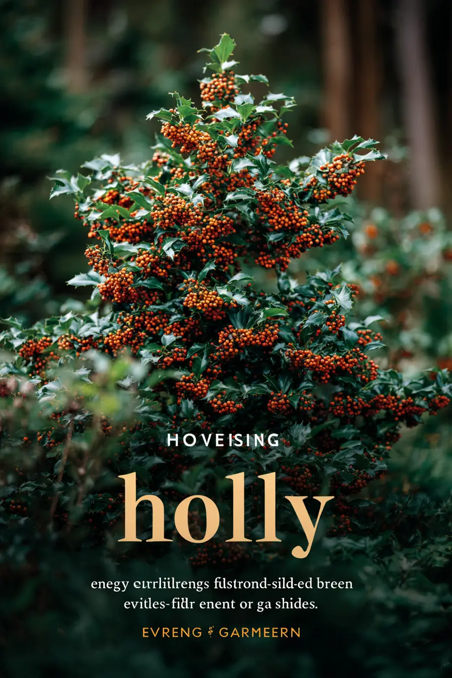 Holly: Evergreen Strength in Shade
