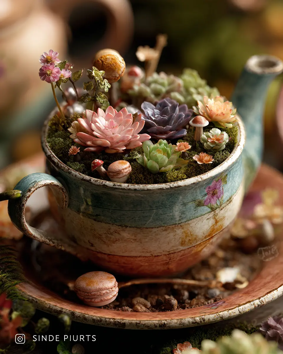 Teacup Fairy Garden