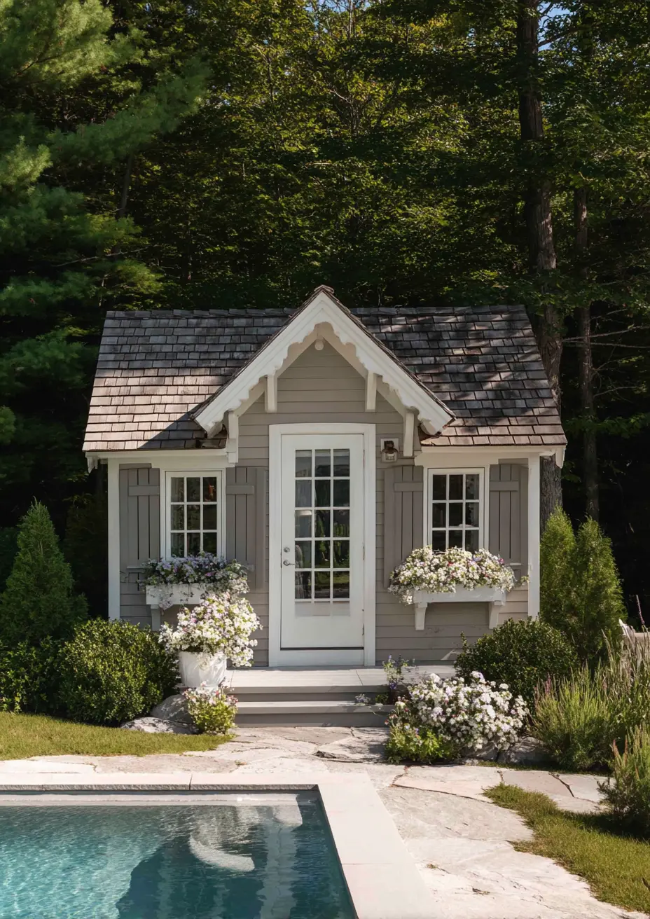 DIY Garden Shed with Cottage Style