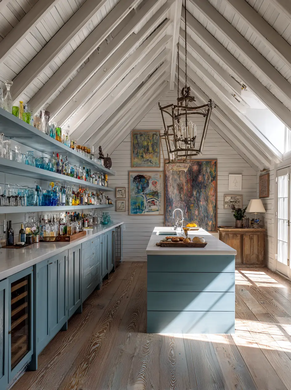 Converted Garden Shed Kitchen