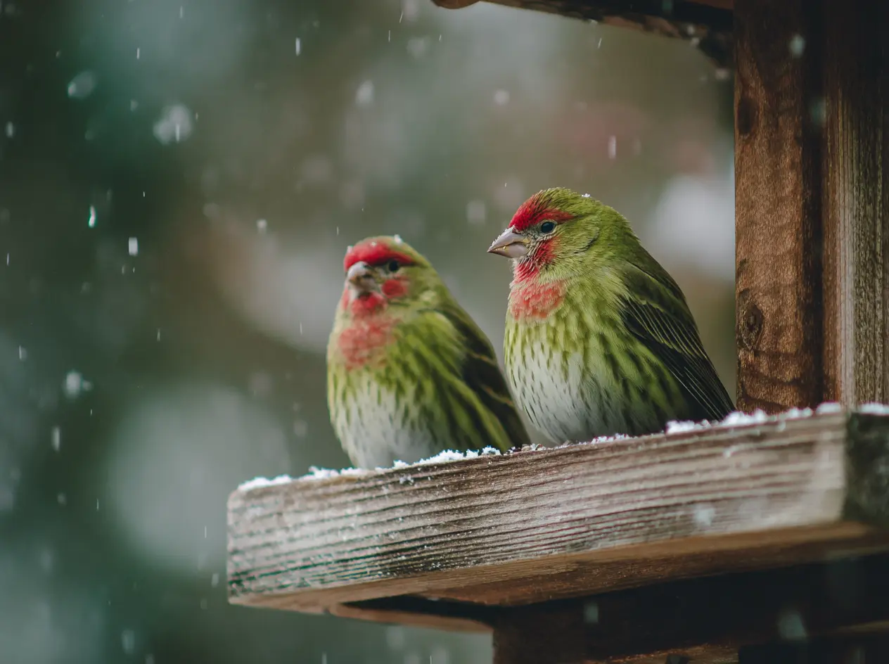 DIY Wood Log Bird Feeder