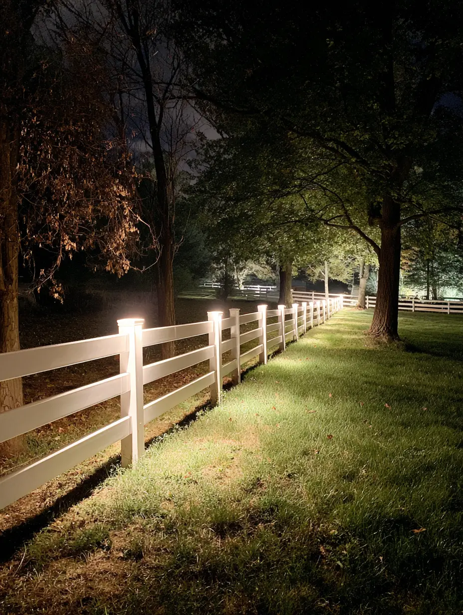 DIY Fence Lighting for Backyard Glow