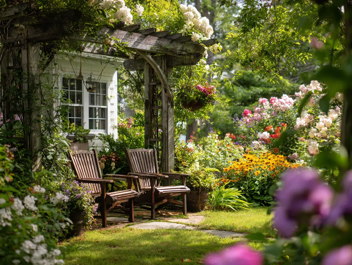 Charming Garden Retreat with Pergola