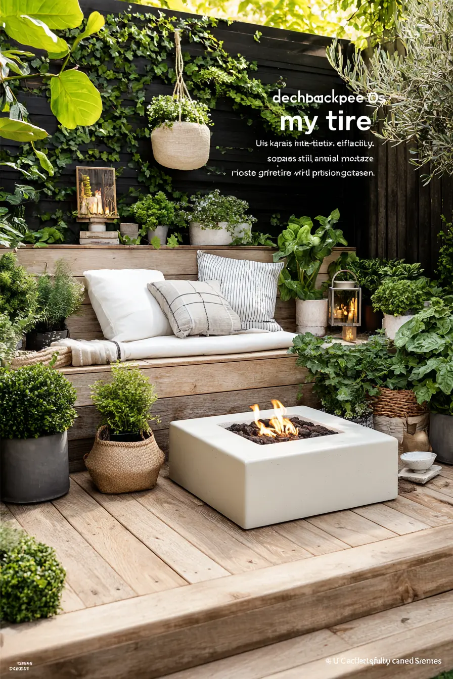 Cozy Backyard Nook with Fire Pit